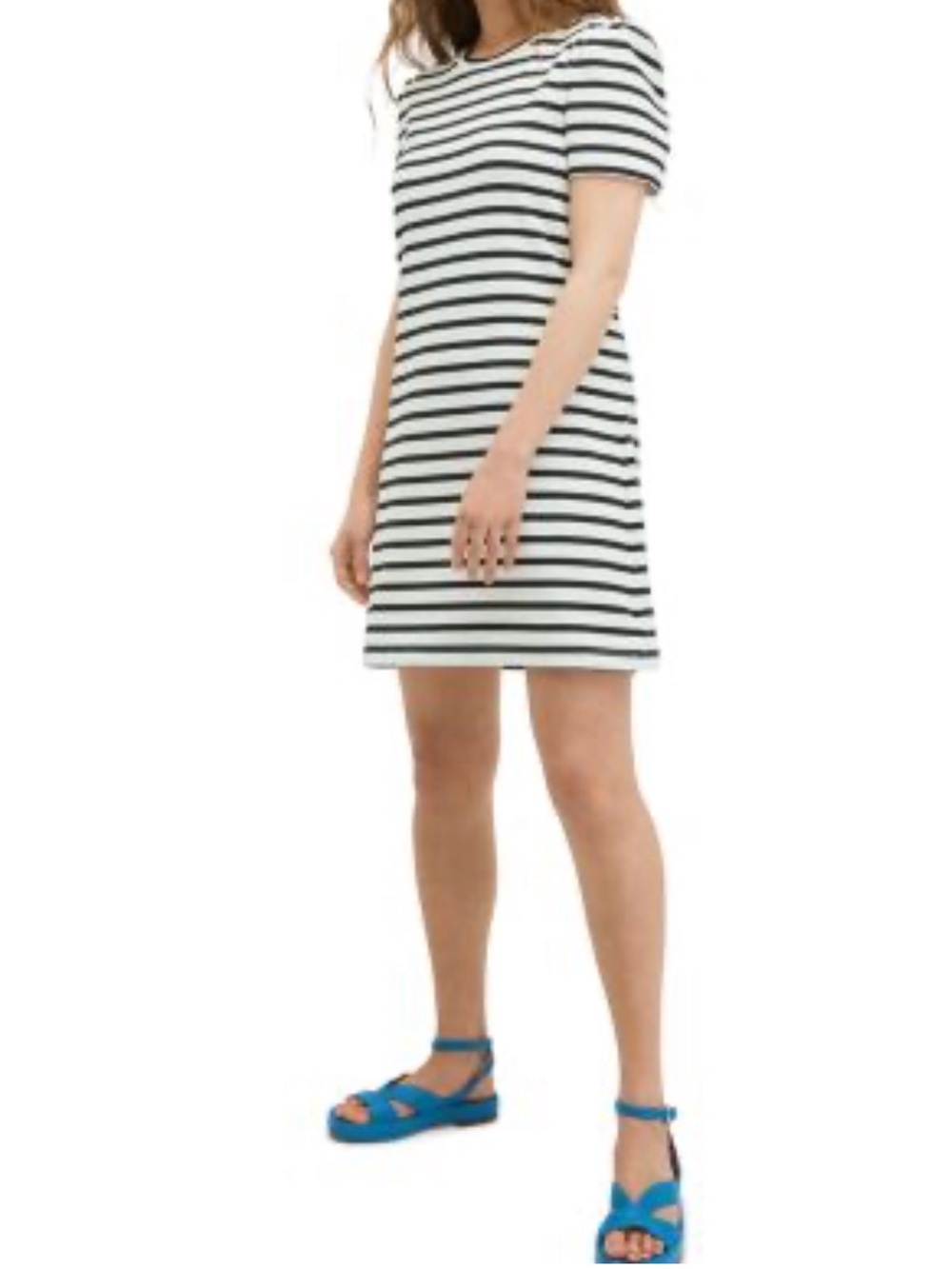 KATE SPADE NEW YORK - Striped Puff Sleeve Dress